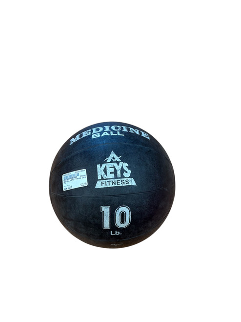 Vist Large View of Product Image Which is Used Keys Medicine Ball Black 10 lb