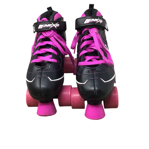 Vist Large View of Product Image Which is Used LENEXA Junior Roller Quad Skates Black Junior 04