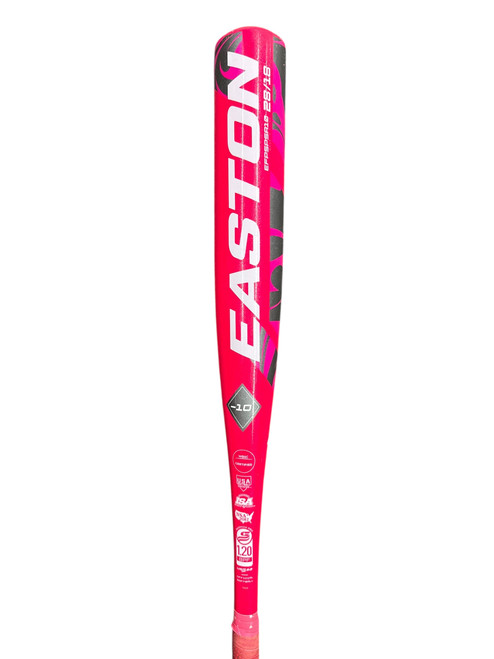 Vist Large View of Product Image Which is Used Easton Pink Sapphire 28/18 -10 Fastpitch Bat - Pink