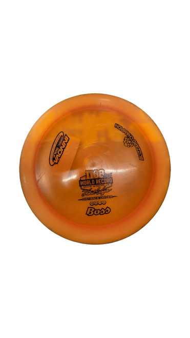 Vist Large View of Product Image Which is Used Innova BLIZZARD CHAMP BOSS Disc Golf Driver Orange