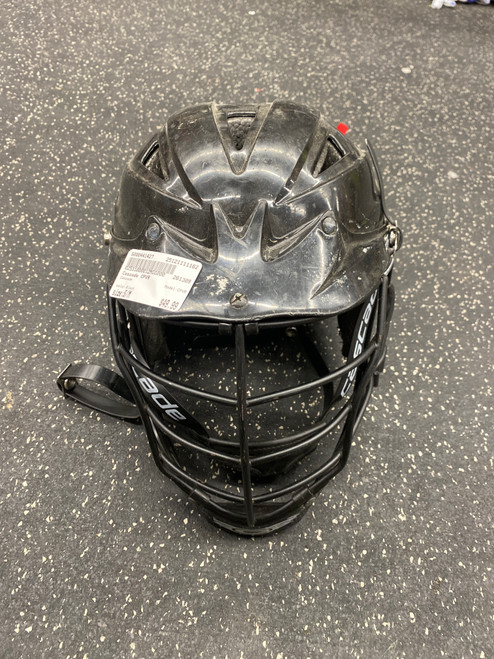 Vist Large View of Product Image Which is Used Cascade CPVR Lacrosse Helmet Black S/M