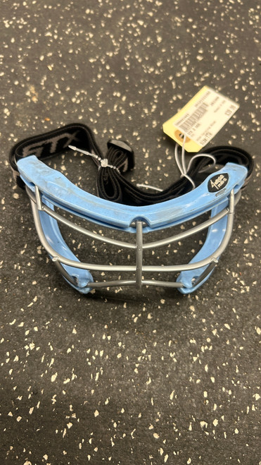 Vist Large View of Product Image Which is Used STX 2 SEE Lacrosse Facial Protect Carolina Blue Youth