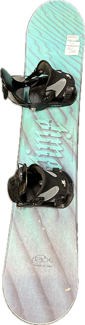Vist Large View of Product Image Which is Used TIMELESS JUMP Womens Board/Bindings Green 151 cm