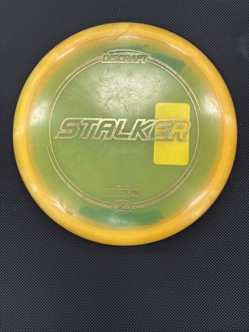 Vist Large View of Product Image Which is Used Discraft Z STALKER Disc Golf Driver Yellow