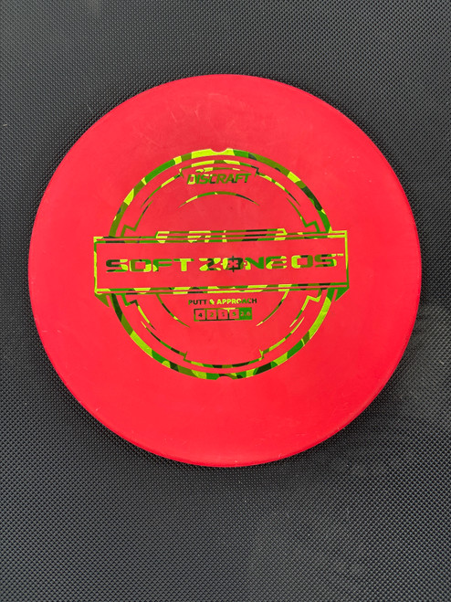 Vist Large View of Product Image Which is Used Discraft SOFT ZONE OS Disc Golf Putter Red