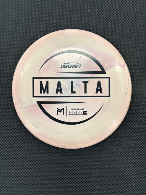Vist Large View of Product Image Which is Used Discraft ESP MALTA Disc Golf Mid Range Pink