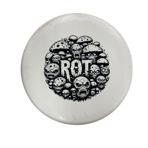 Vist Large View of Product Image Which is Used DOOMBSDAY ROT Disc Golf Putter White