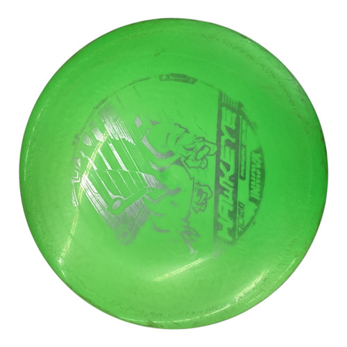 Vist Large View of Product Image Which is Used Innova STAR HAWKEYE Disc Golf Driver Green