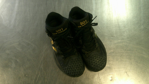 Vist Large View of Product Image Which is Used New Balance TURF BB/SB Cleats Black Senior 6.5