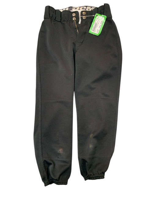 Vist Large View of Product Image Which is Used Demarini GIRLS SM BLK BB/SB Pant Girls Black SM