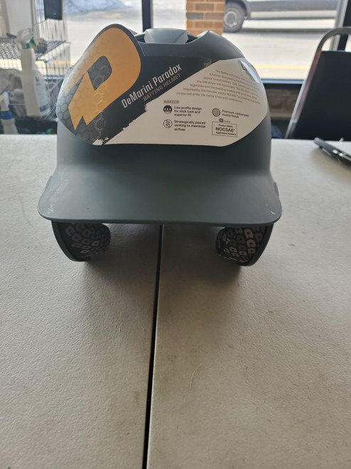 Vist Large View of Product Image Which is Used Demarini WTD5403 Batting Helmet No Mask Grey L/XL