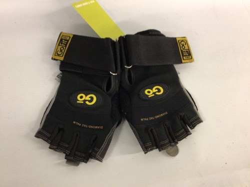 Vist Large View of Product Image Which is Used GoFit Exercise Gloves Black MD