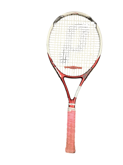 Vist Large View of Product Image Which is Used Prince FORCE 3 Adult Tennis Racquet Red 4 1/2"