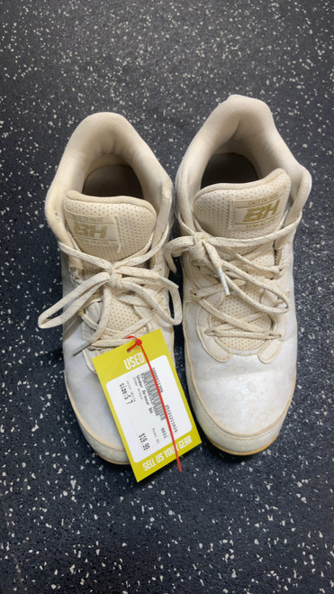 Vist Large View of Product Image Which is Used Under Armour BH BB/SB Cleats White Senior 7