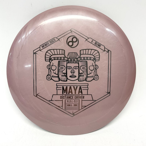 Vist Large View of Product Image Which is Used Infinite Discs G BLEND MAYA Disc Golf Driver Maroon 176g