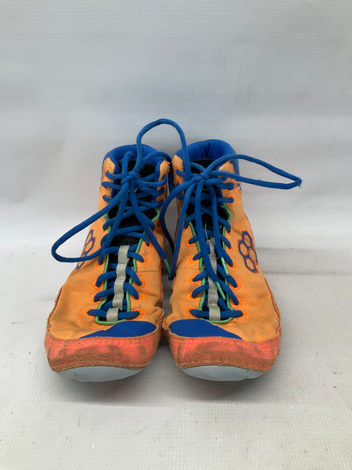 Vist Large View of Product Image Which is Used Rudis Wrestling Shoes Orange Senior 10