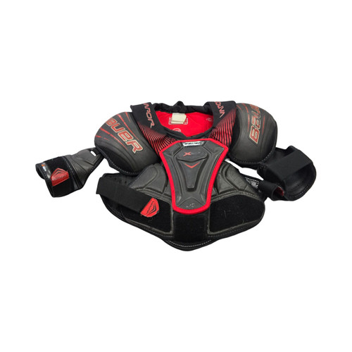 Vist Large View of Product Image Which is Used Bauer VAPOR XLTX PRO+ Junior Shoulder Pads LG