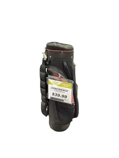 Vist Large View of Product Image Which is Used Confidence 14 WAY CART BAG Mens Cart Bag Black And Red