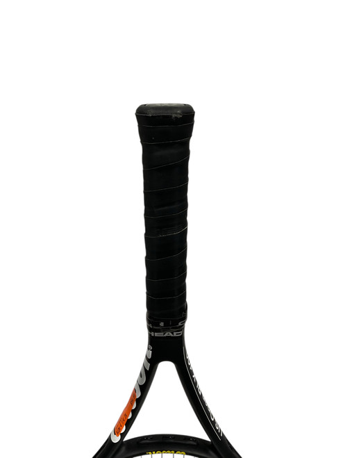 Vist Large View of Product Image Which is Used Wilson US OPEN BLX 100 Adult Tennis Racquet Black 4 1/4"