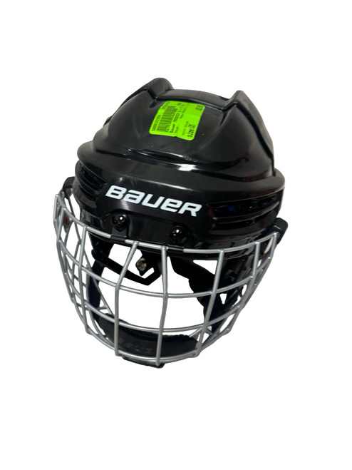 Vist Large View of Product Image Which is Used Bauer IMS 5.0 Hockey Helmet Cage Combo Black SM 52-57cm HECC Certification expired May 2024