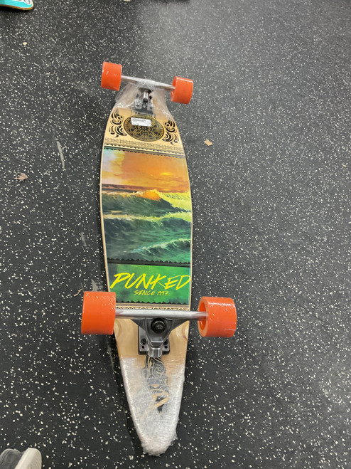 Vist Large View of Product Image Which is Used PUNKED Longboard Black Long