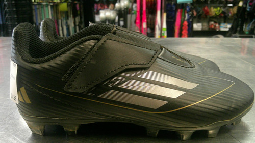 Vist Large View of Product Image Which is Used Adidas Soccer Cleats Black Youth 13.0