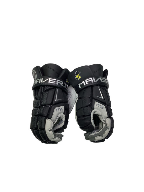 Vist Large View of Product Image Which is Used Maverik M6 GLOVE 2026 Lacrosse Gloves Mens Black 13"