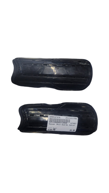 Vist Large View of Product Image Which is Used Soccer Shin Guards Junior Black MD