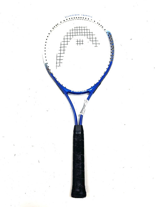 Vist Large View of Product Image Which is Used Head TI CONQUEST Adult Tennis Racquet Royal Blue Unknown