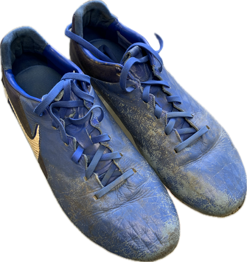 Vist Large View of Product Image Which is Used Nike Soccer Cleats Royal Blue Senior 8.