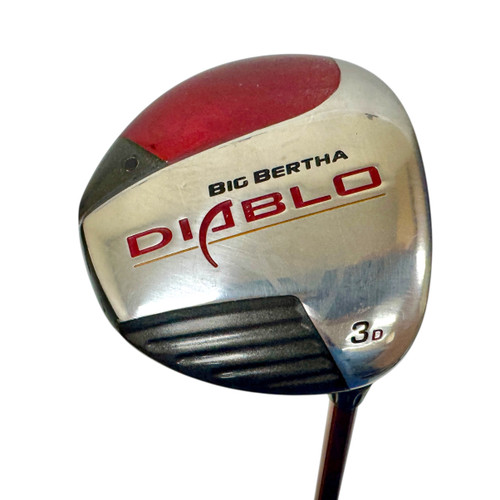 Vist Large View of Product Image Which is Used Callaway BIG BERTHA DIABLO Men's RH 3 Wood Senior Flex Graphite Shaft