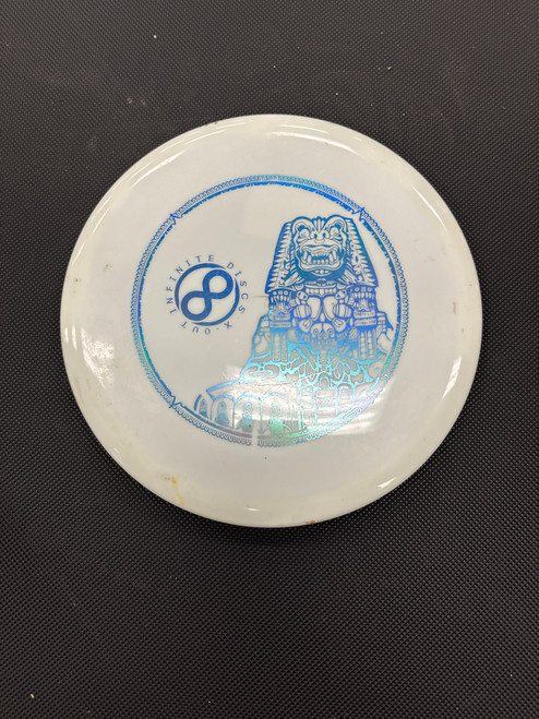 Vist Large View of Product Image Which is Used Infinite Discs S-BLEND CHARIOT Disc Golf Mid Range White