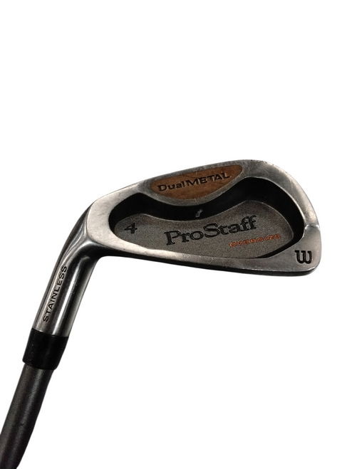Vist Large View of Product Image Which is Used Wilson PROSTAFF OVERSIZE Mens Individual Iron LH 4 Iron