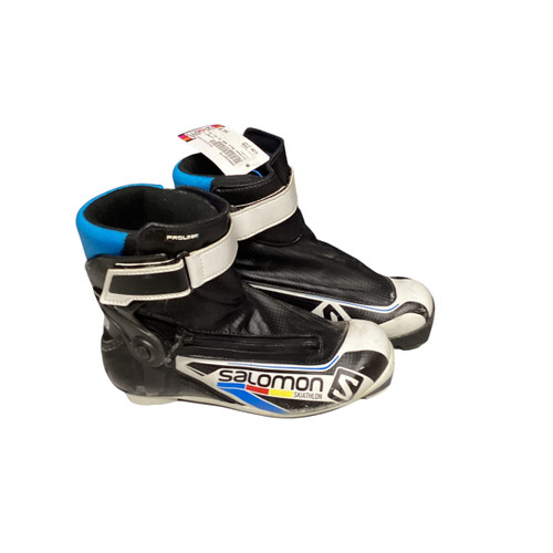 Vist Large View of Product Image Which is Used Salomon Boys NNN XC Ski Boots Black W 06 / JR 04-04.5