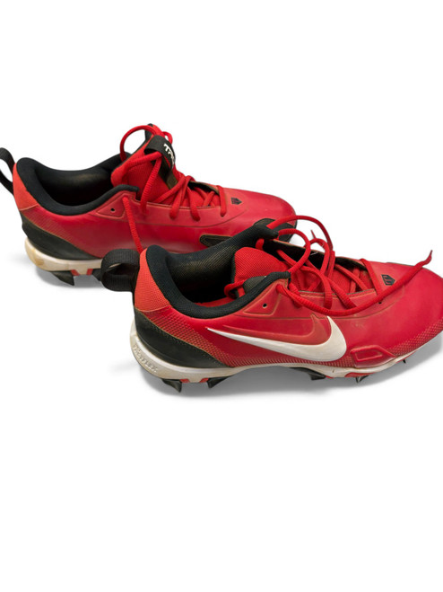 Vist Large View of Product Image Which is Used Nike FASTFLEX CLEAT BB/SB Cleats Red Youth 06.5