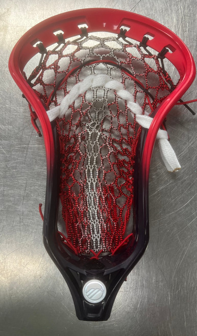 Vist Large View of Product Image Which is Warrior NEW KINETIK Mens Lacrosse Head Red