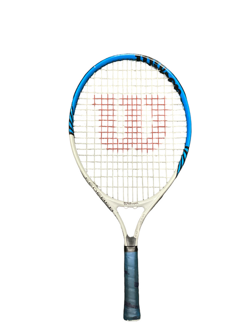 Vist Large View of Product Image Which is Used Wilson FEDERER 23 Junior Tennis Racquet Royal Blue 23"