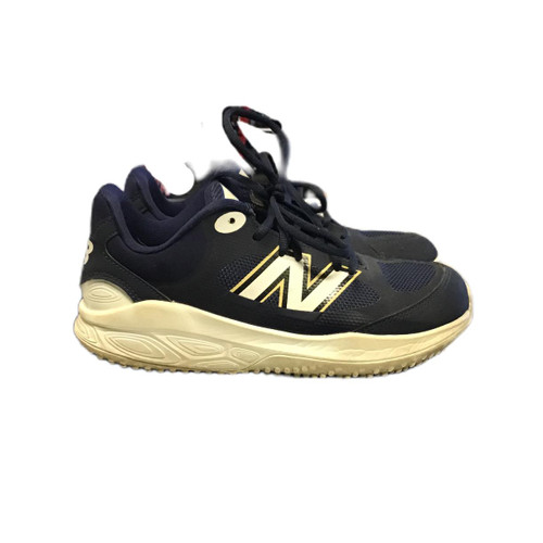 Vist Large View of Product Image Which is Used New Balance Fresh Foam 3000v7 Turf-Trainer Baseball Cleats Navy Blue