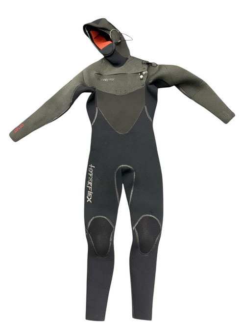 Vist Large View of Product Image Which is Used Hyperflex Mens Full Suit Grey SM