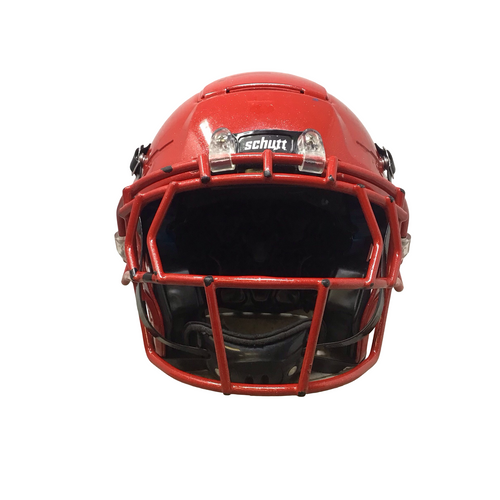 Vist Large View of Product Image Which is Used Schutt F7 FB Helmet Red Adult LG