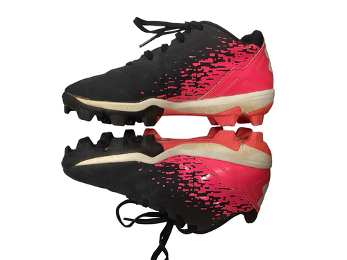 Vist Large View of Product Image Which is Used Under Armour SOFTBALL CLEAT BB/SB Cleats Pink Youth 13.0
