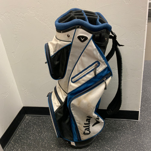 Vist Large View of Product Image Which is Used Callaway Mens Cart Bag White