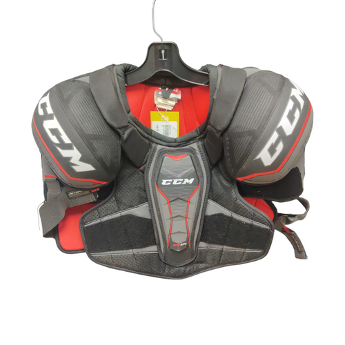 Vist Large View of Product Image Which is Used CCM JETSPEED FT370 Senior Hockey Shoulder Pads Large