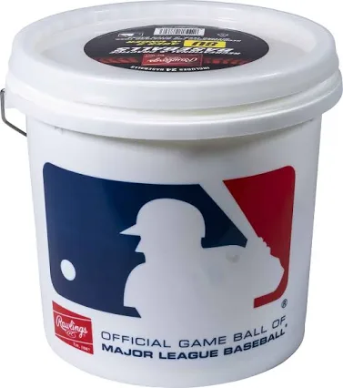 Vist Large View of Product Image Which is Bucket of 24 R8U Recreational Baseballs