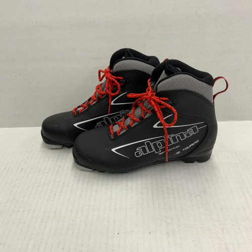 Vist Large View of Product Image Which is Used Alpina Womens NNN XC Ski Boots Black W 05-05.5 / JR 03.5-04