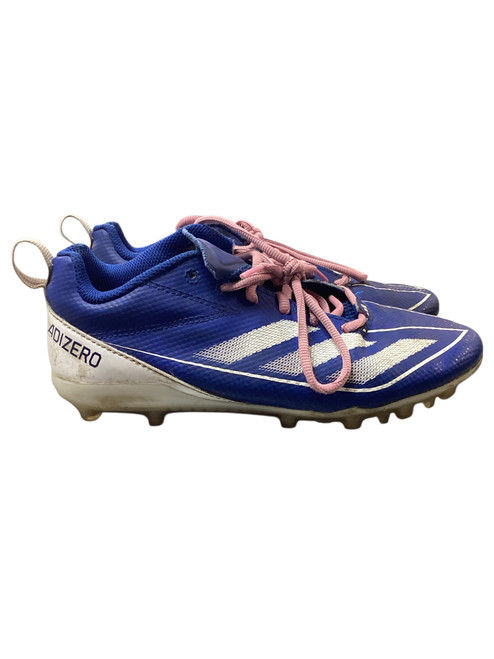 Vist Large View of Product Image Which is Used Adidas Adult FB Cleats Royal Blue Senior 4.5