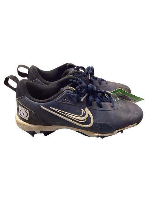 Vist Large View of Product Image Which is Used Nike TROUT 4.5Y BB/SB Cleats Navy Blue Junior 04.5