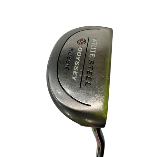 Vist Large View of Product Image Which is Used Odyssey WHITE STEEL Mens Putter RH