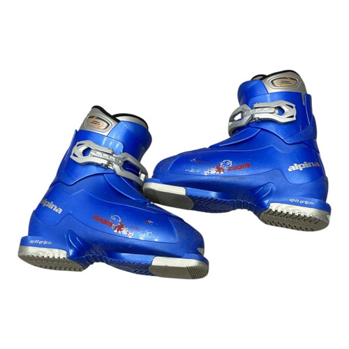 Vist Large View of Product Image Which is Used Alpina ZOOM DH BOOT Boys DH Ski Boot Royal Blue 215 MP - J03