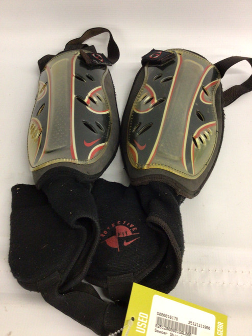 Vist Large View of Product Image Which is Used Soccer Shin Guards Youth Black MD